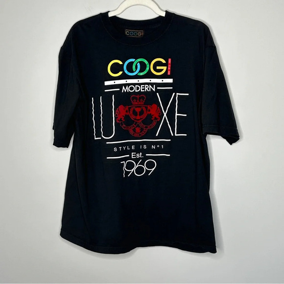 COOGI Graphic T-shirt Size XL Colorful Streetwear GUC LOGO - Picture 1 of 7